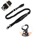 Adjustable Bungee Dog Leash with Car Seatbelt