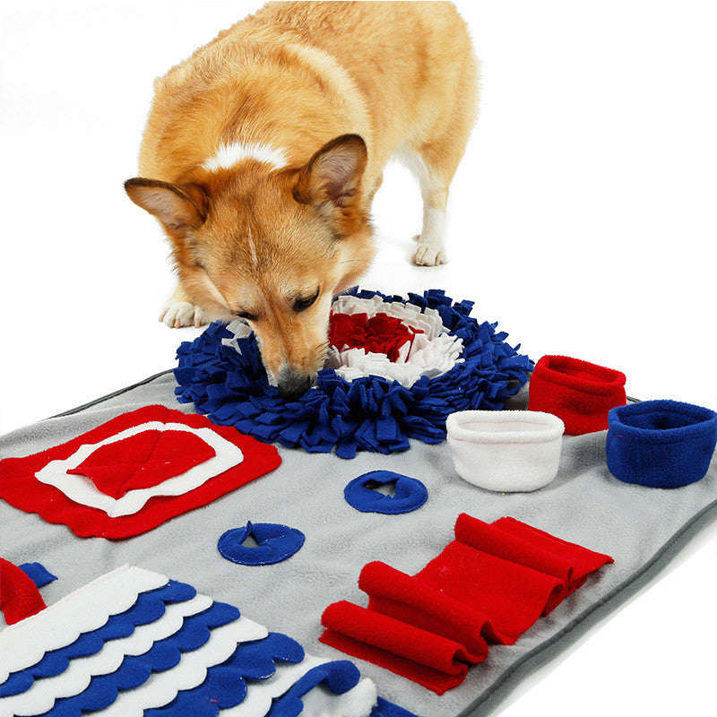 Interactive Dog Snuffle Mat – Slow Feeder Toy for Play & Feeding