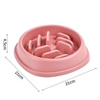 Slow Feeder Dog Bowl Anti Choking Large Capacity