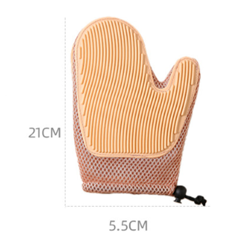 Pet Hair Remover Glove Dog Cat Grooming Brush