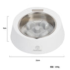 Smart Weighing Slow Feeder Bowl – Dog & Cat Food Dish
