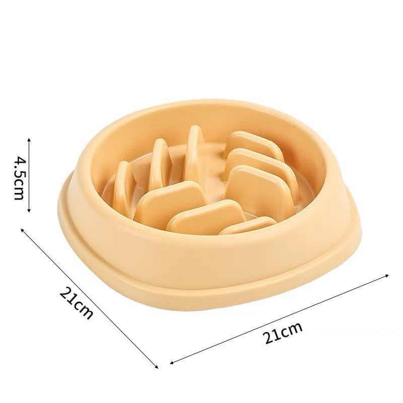 Slow Feeder Dog Bowl Anti Choking Large Capacity