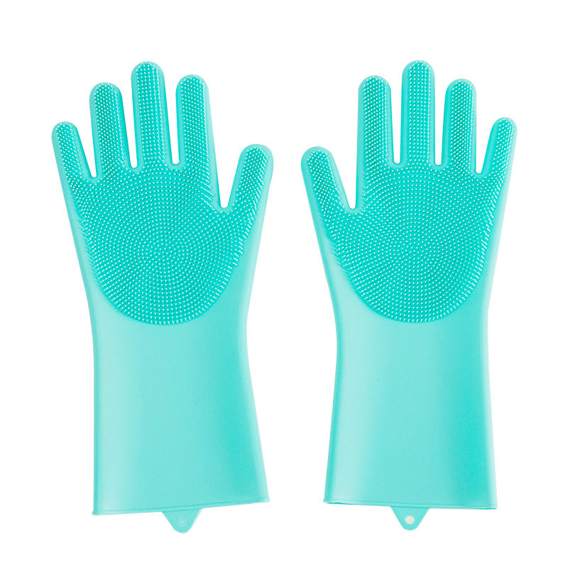 Silicone Dog Grooming & Massage Glove – Hair Removal Brush