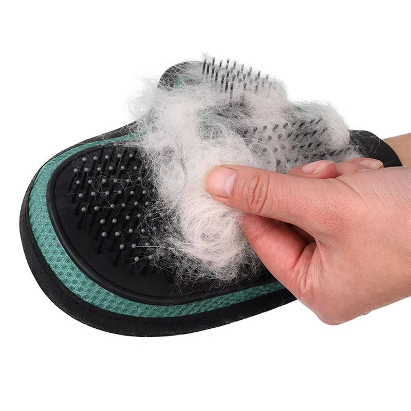 Pet Hair Removal Glove Silicone Cat Dog Grooming Brush